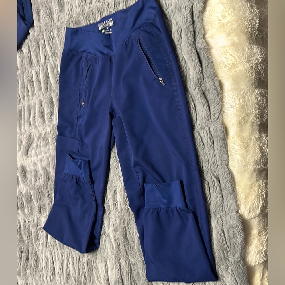 XS PURPLE LABEL NAVY BLUE SCRUB PANTS